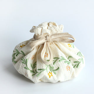 Ice Bag with Embroidered Cover