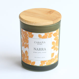 Narra Soy Candle (Orange, Ginger, Pine - 200ml)