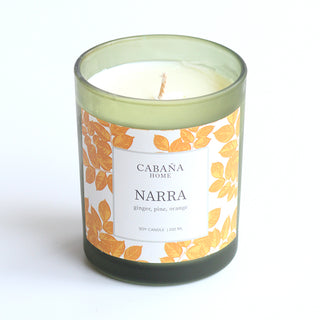 Narra Soy Candle (Orange, Ginger, Pine - 200ml)