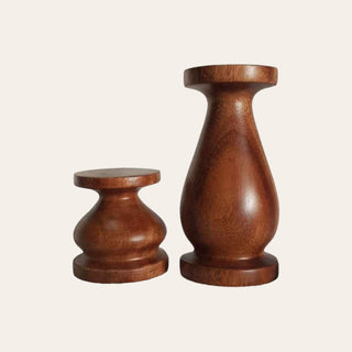 Rustic Wooden Candle Stands (Small or  Large)