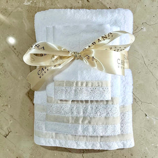 Linen & Lace Towel Set