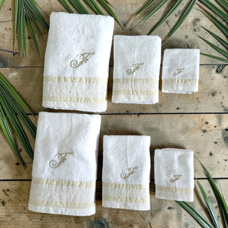 Linen & Lace Towel Set