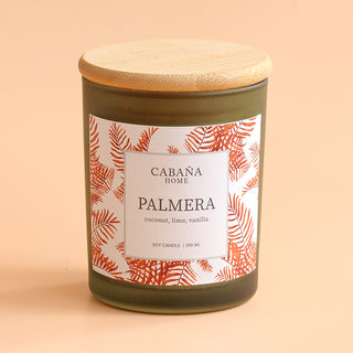 Palmera Soy Candle (Coconut, Lime, Vanilla - 200ml)